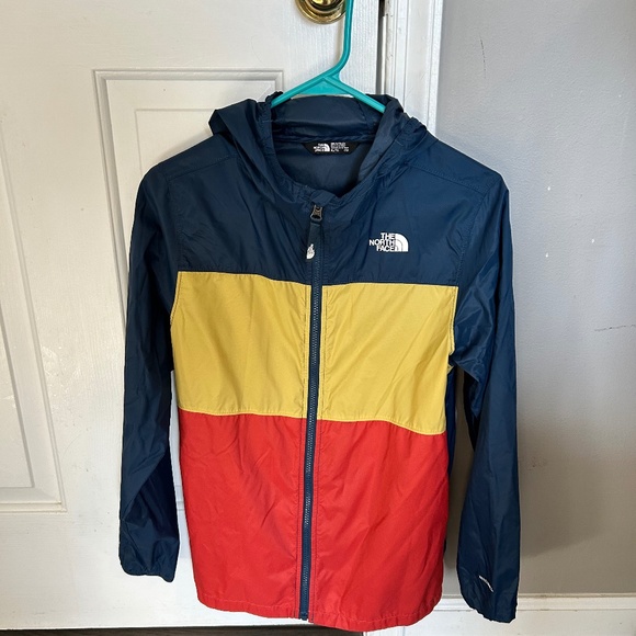 THE NORTH FACE Girls' Hooded Windwall Jacket Size XL 18 - Picture 1 of 3
